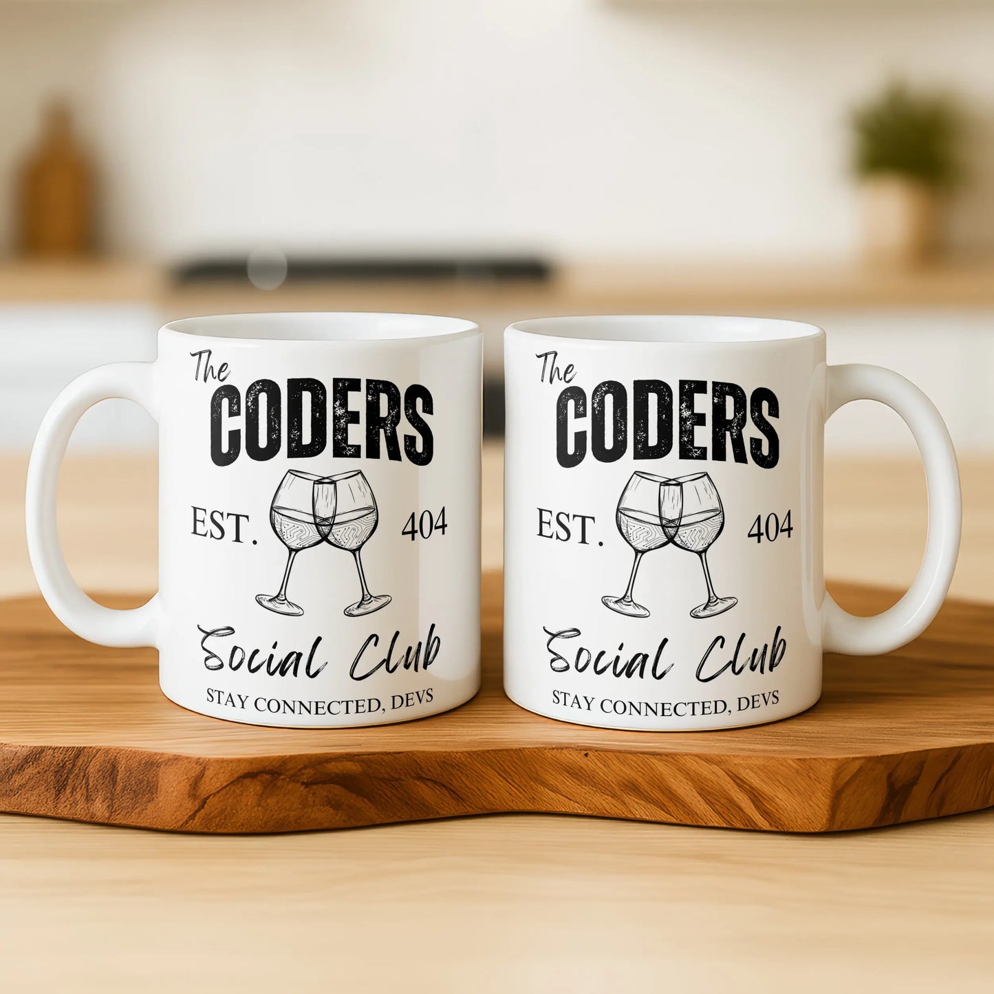 The Coders Social Club EST 404 Stay Connected Mug