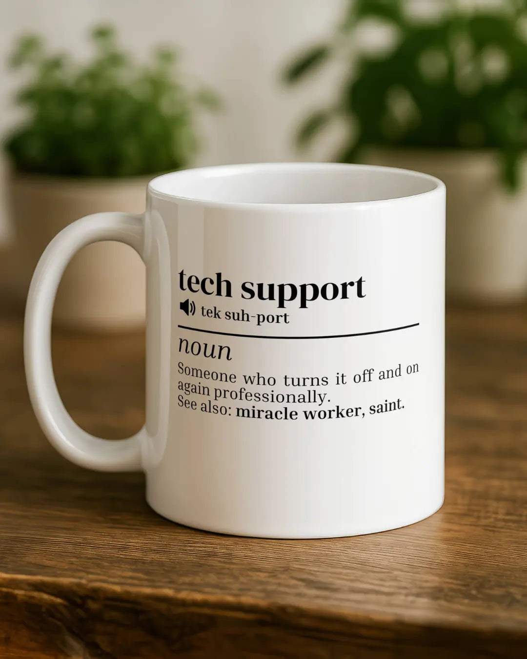 Funny IT support gift mugs for helpdesk workers and sysadmins — ceramic, dishwasher safe — Ctrl-Alt-Tee UK