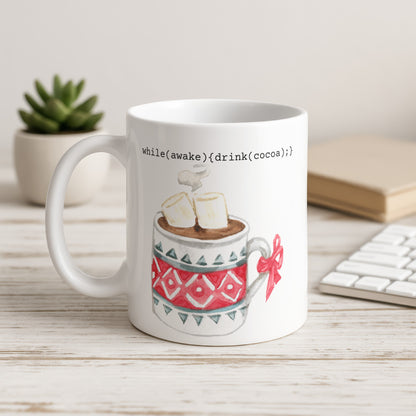 Cute Hot Cocoa with Marshmallows Decorative Mug