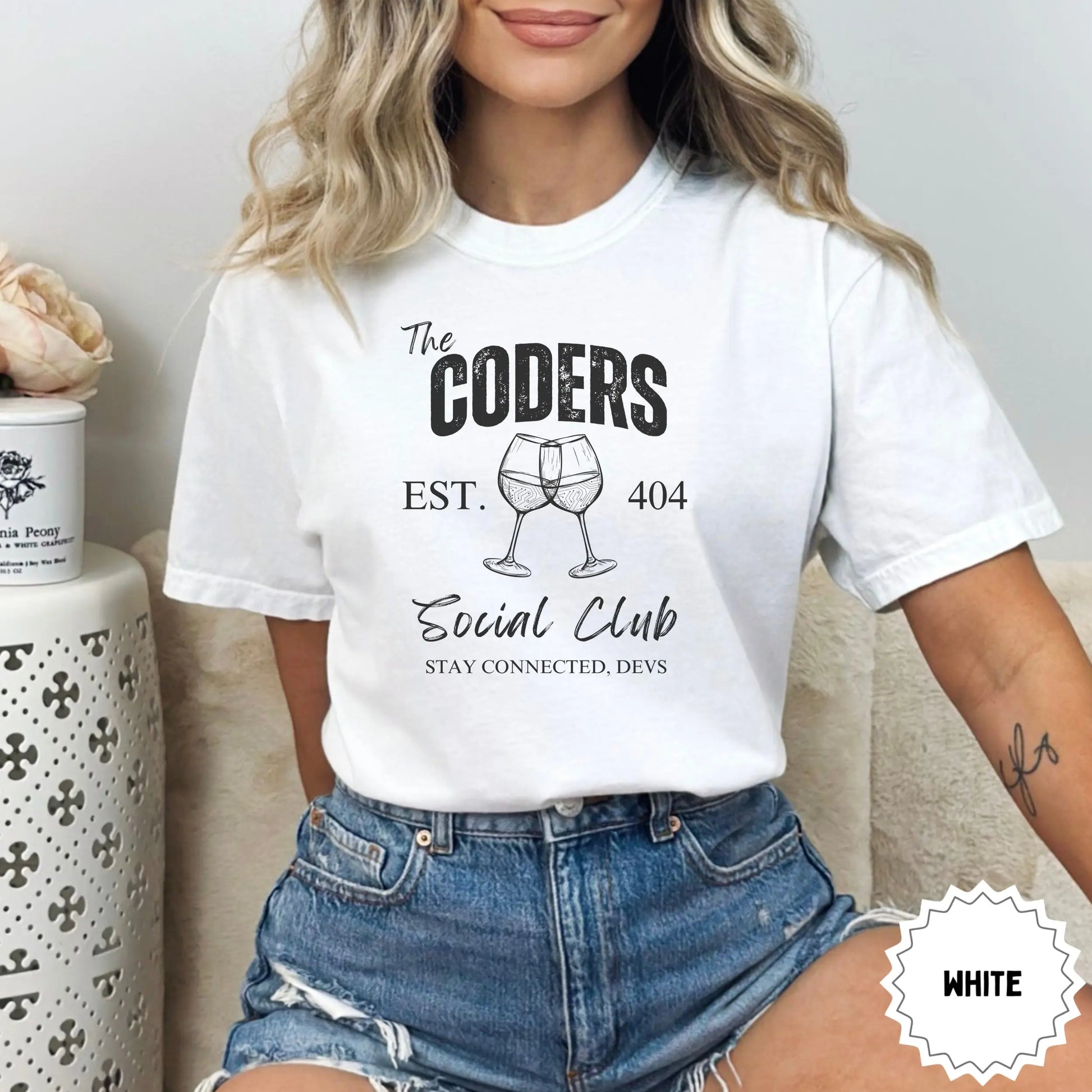 The Coders Social Club Stay Connected Devs T-shirt