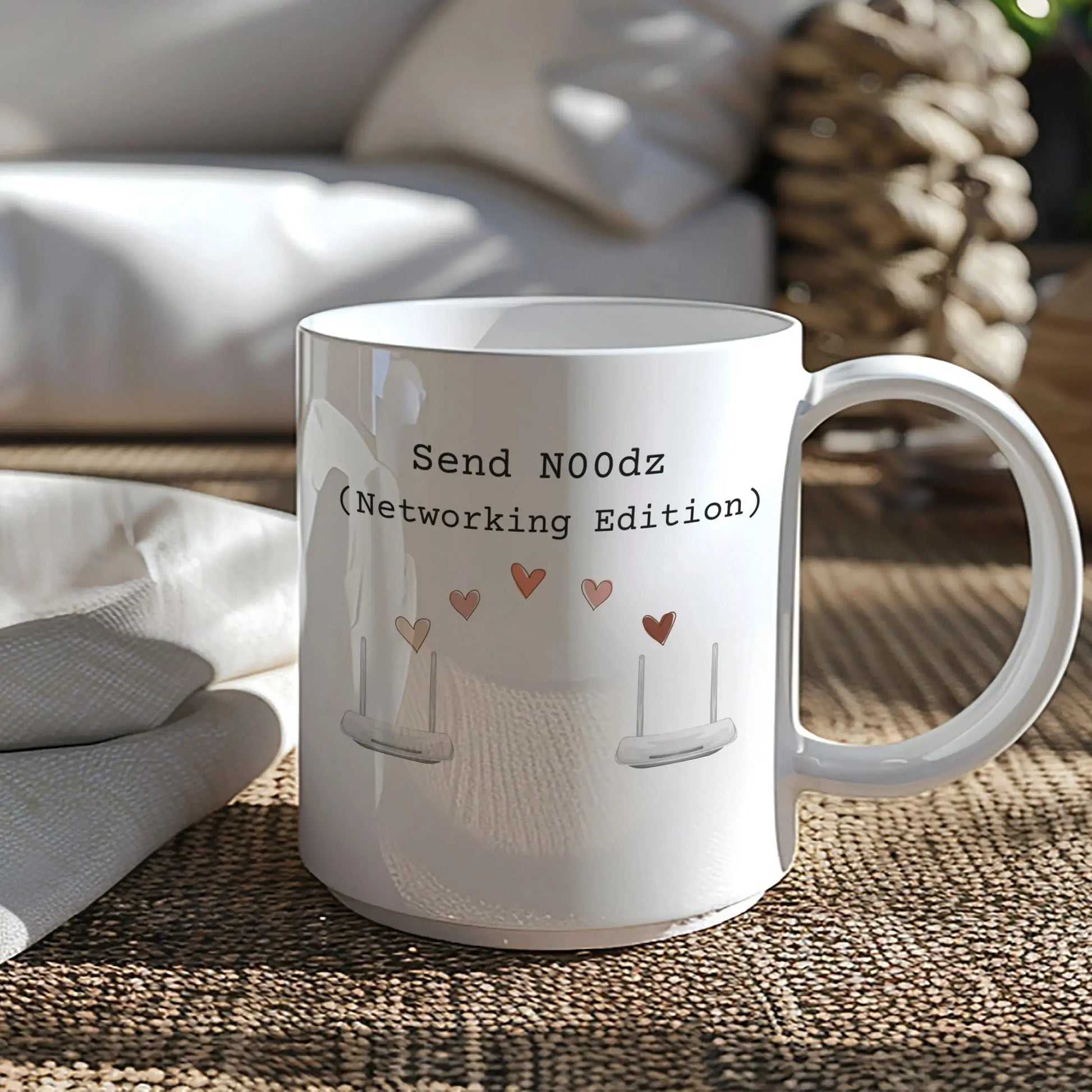 Send N00dz (Networking Edition) Funny Mug