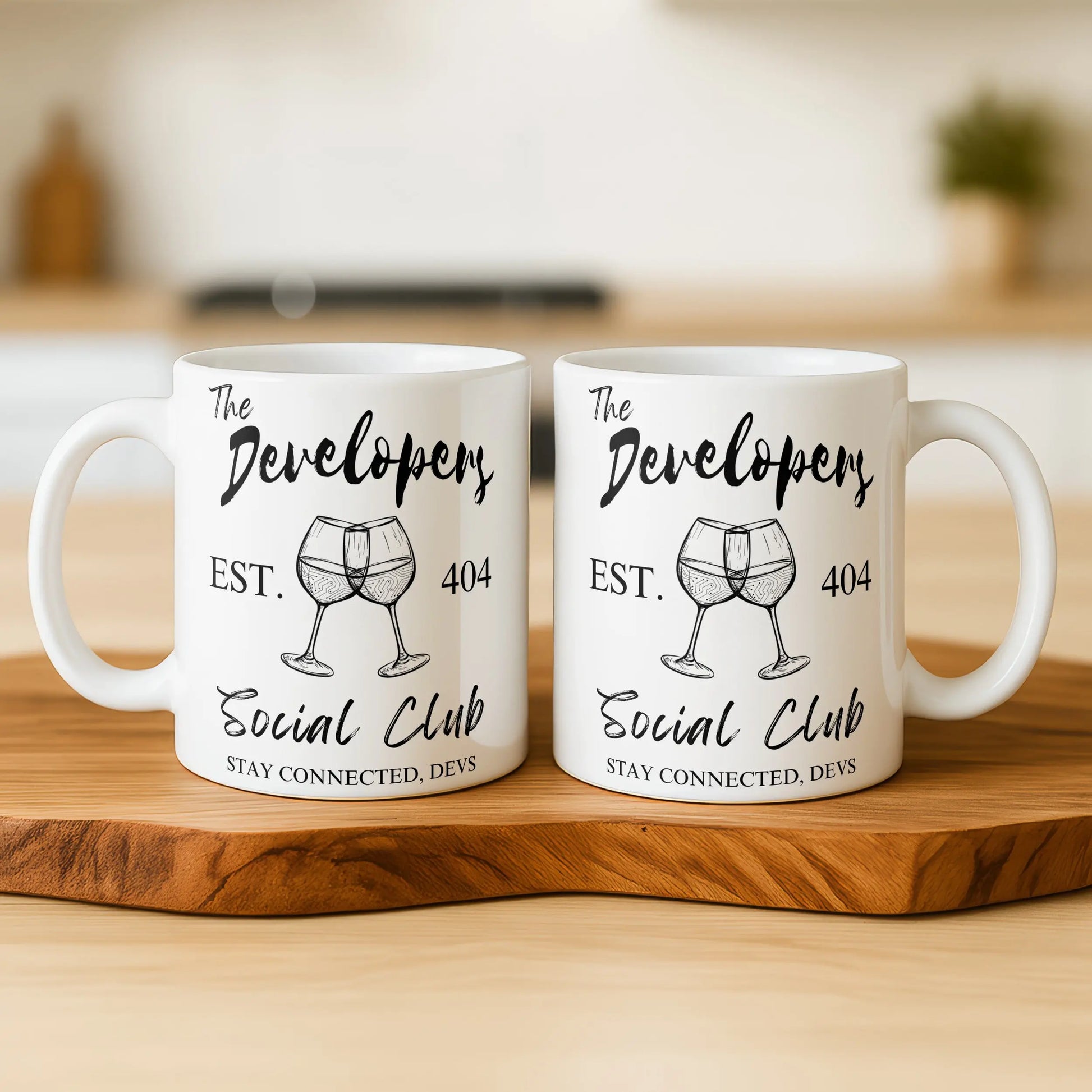 The Developers Social Club 404 Stay Connected Mug