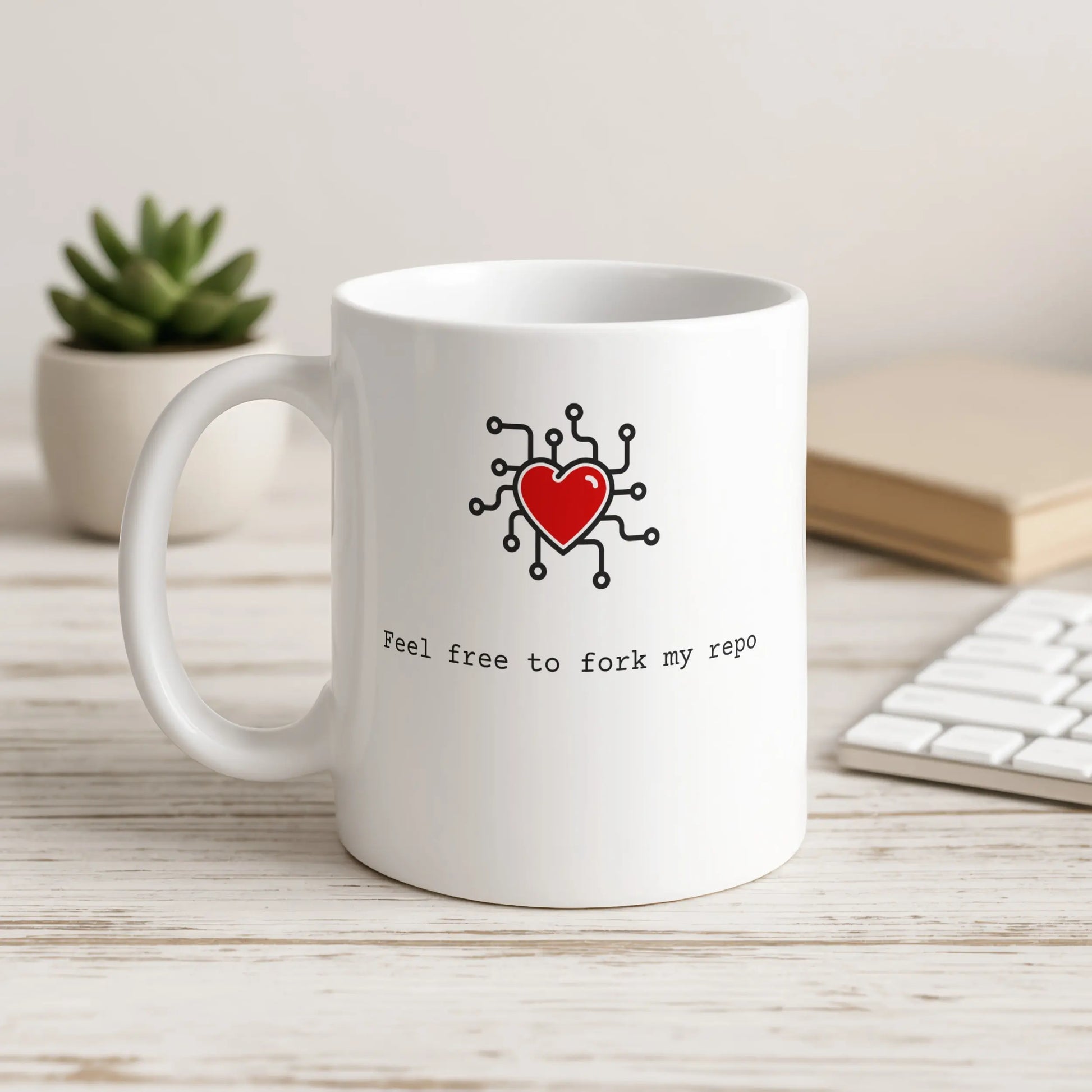 Feel Free to Fork My Repo Coffee Mug for Programmers