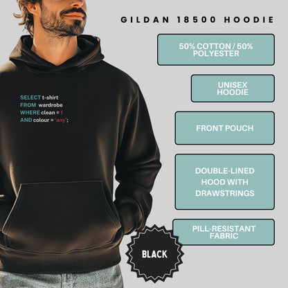 Gildan 18500 Hoodie Unisex with Front Pouch and Drawstrings