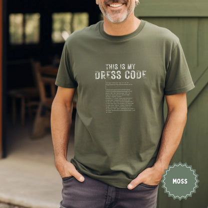 This Is My Dress Code Moss Graphic Tee Shirt