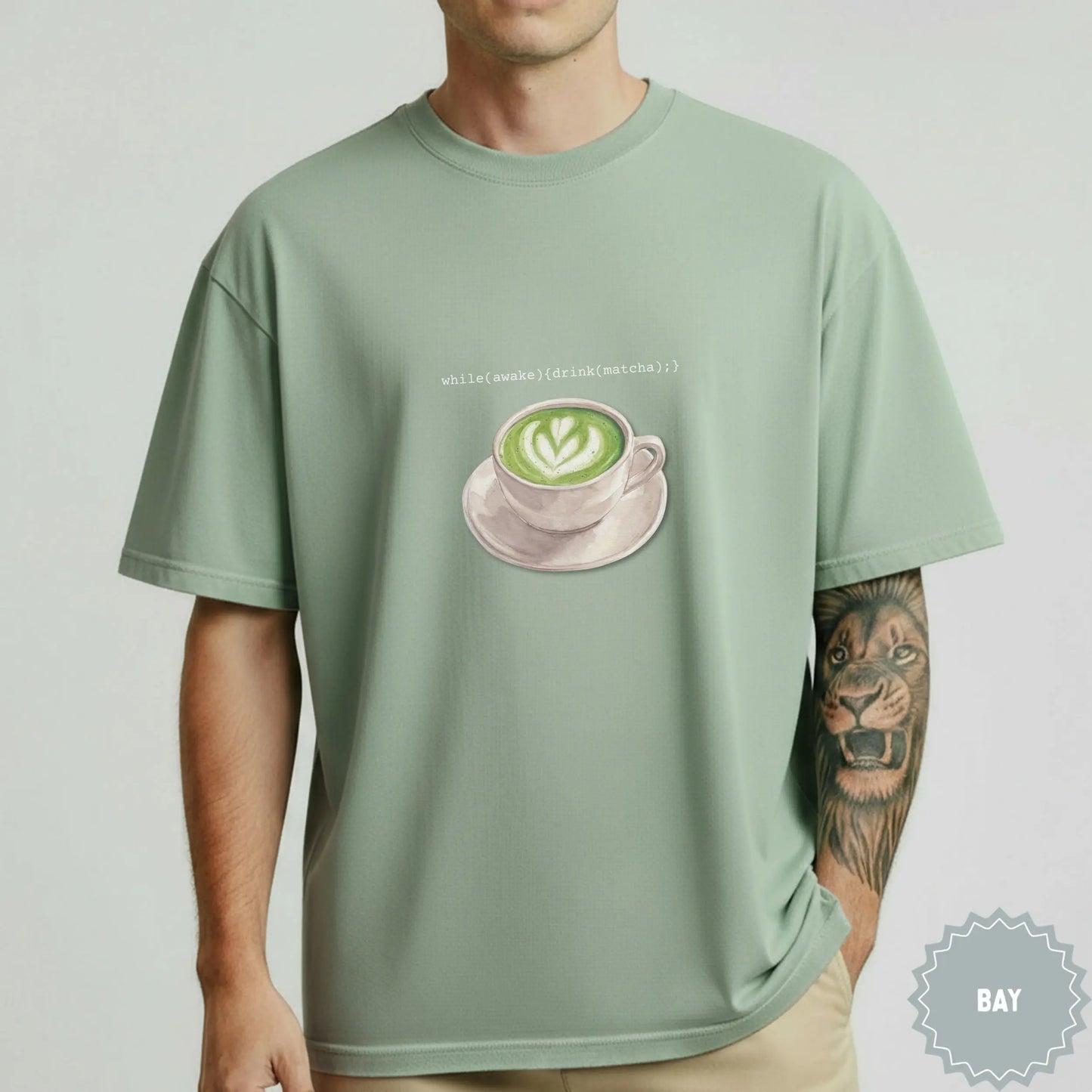 Matcha Latte T-shirt for Coffee Lovers