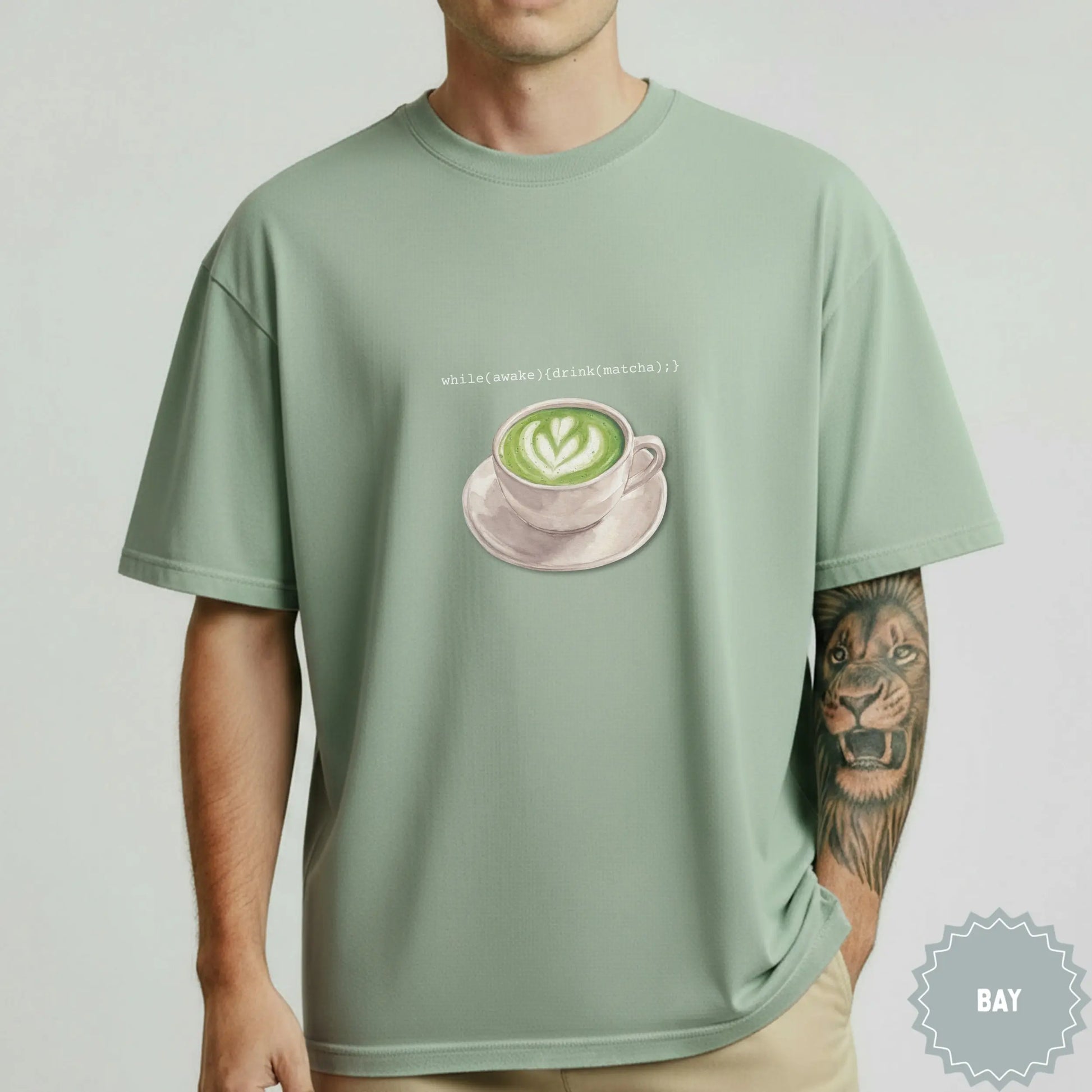 Matcha Latte T-shirt for Coffee Lovers