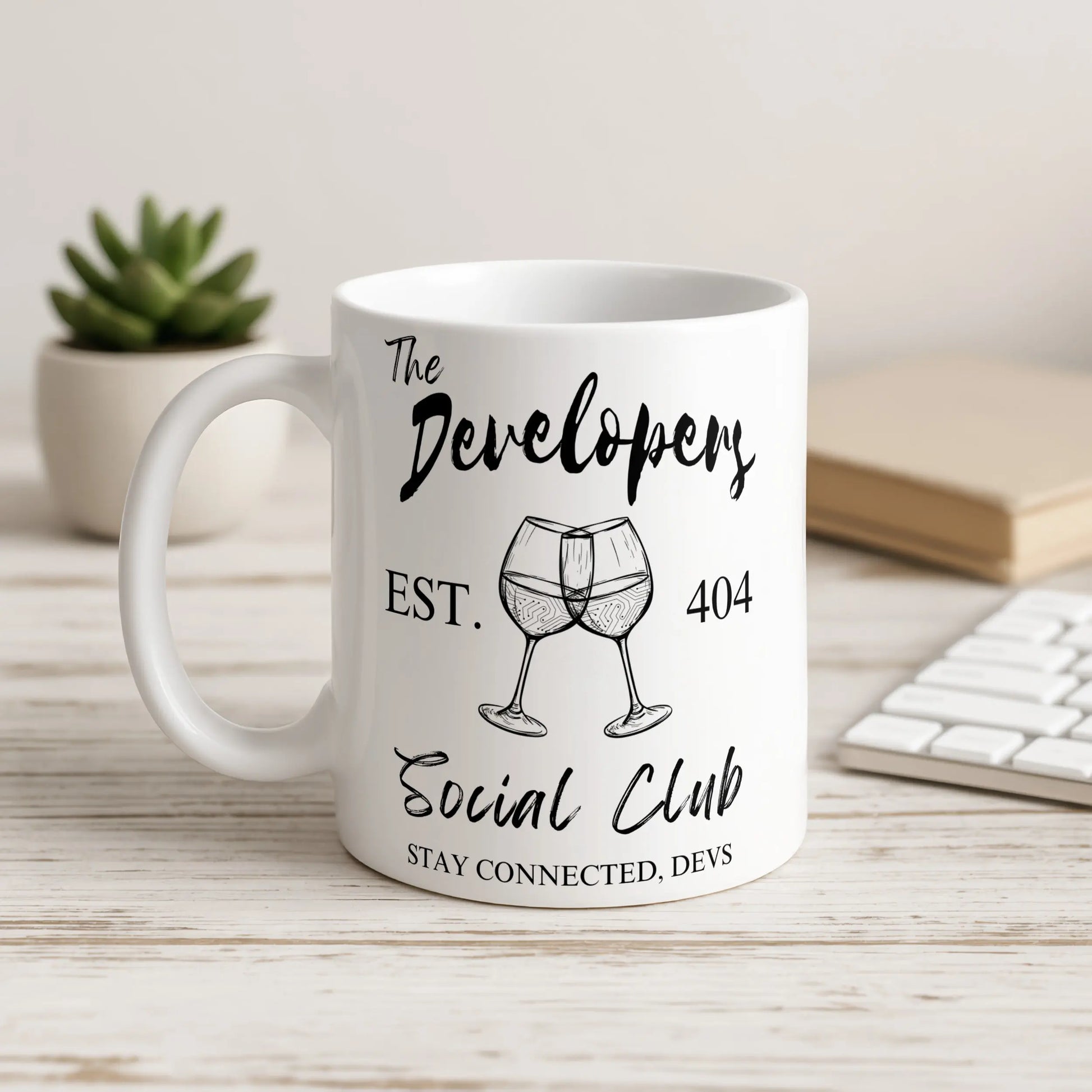 The Developers Social Club Stay Connected Devs Mug