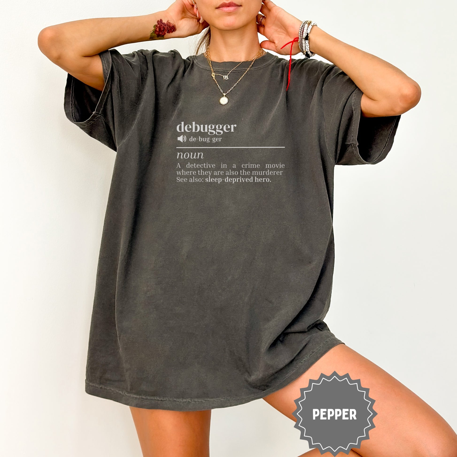 Debugger Definition Unisex Oversized Tee