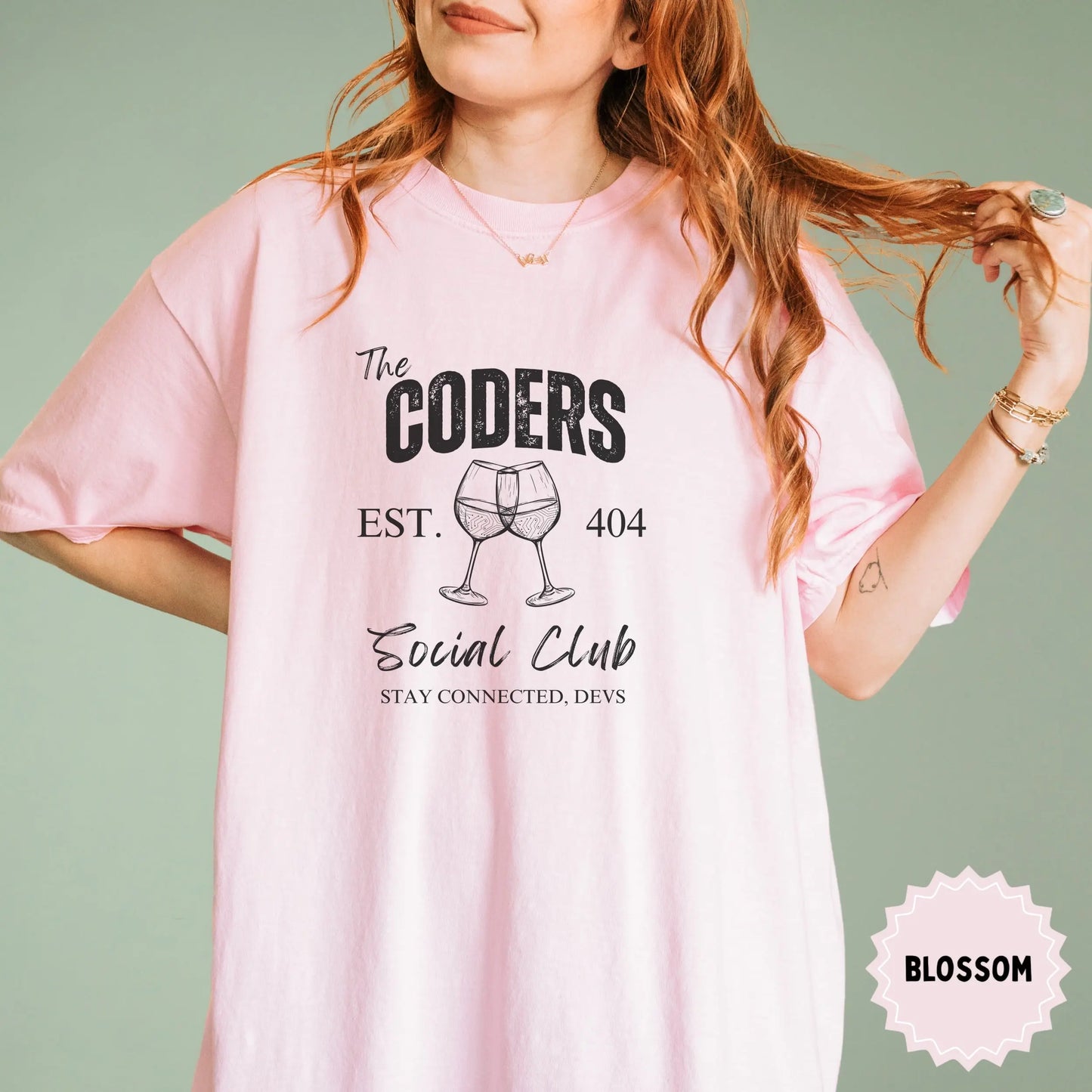 Coders Social Club Stay Connected Devs T-shirt