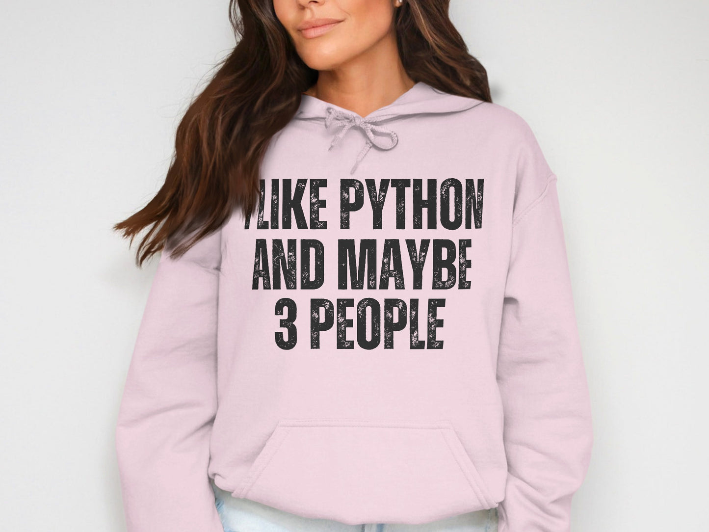 I Like Python And Maybe 3 People Hoodie Product