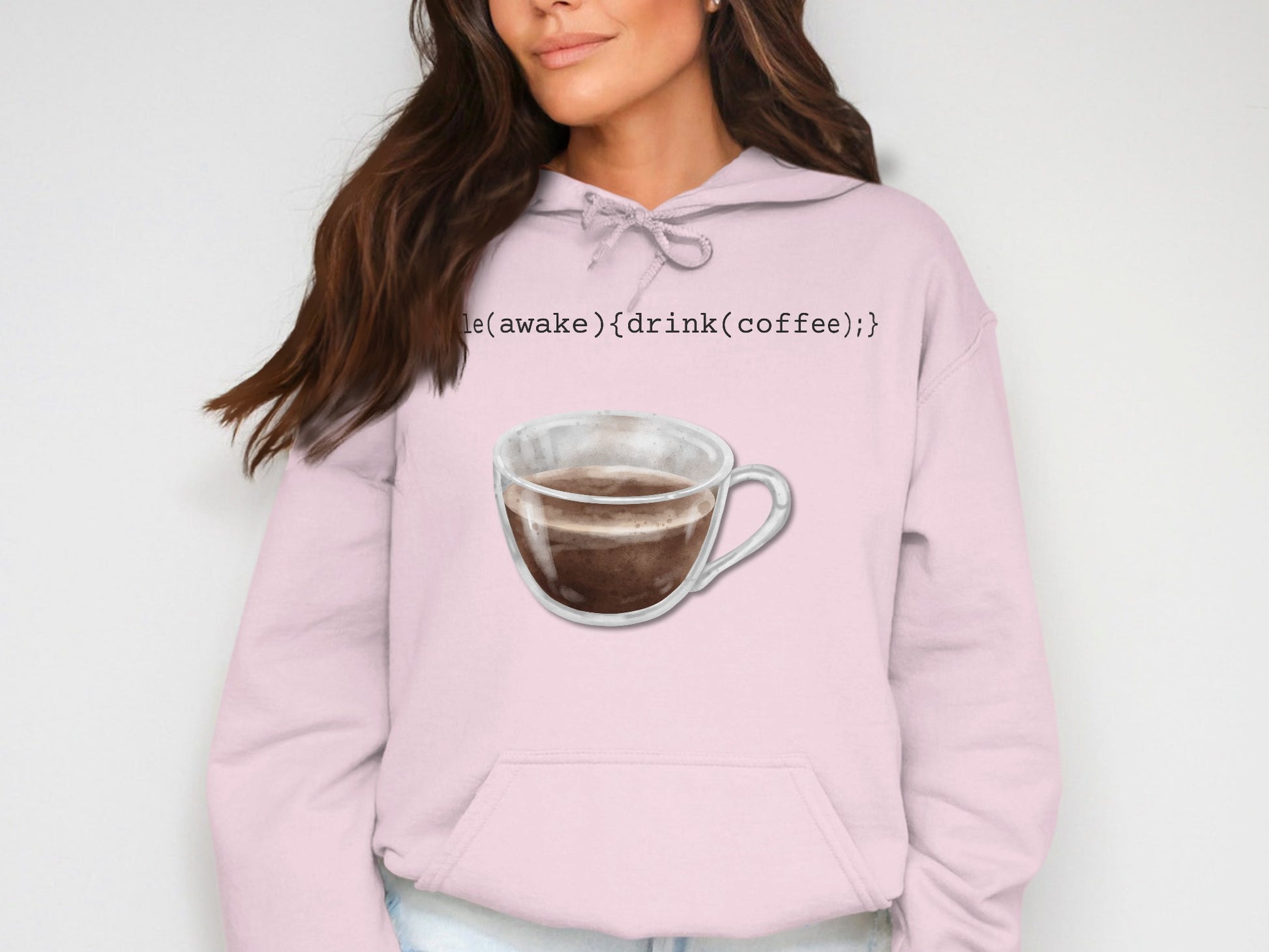 Sleep Repeat Awake Drink Coffee Code Hoodie