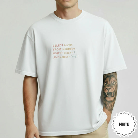 SELECT FROM WHERE AND colour code t-shirt product