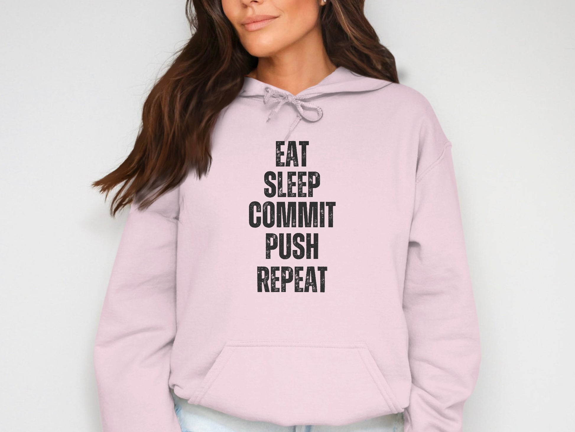 Eat Sleep Commit Push Repeat Sweatshirt Hoodie