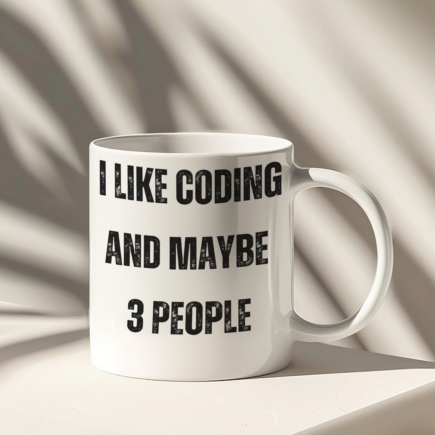 I Like Coding And Maybe 3 People Funny Mug Shirt