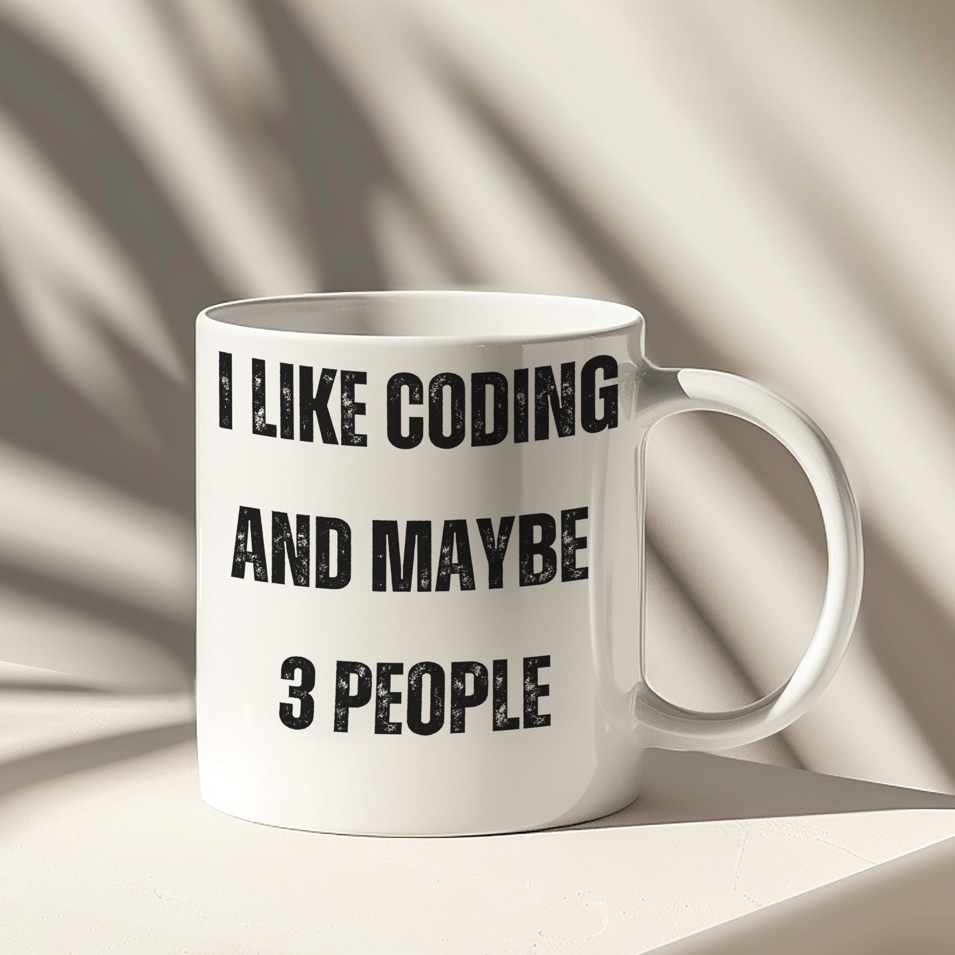 I Like Coding And Maybe 3 People Funny Mug Shirt