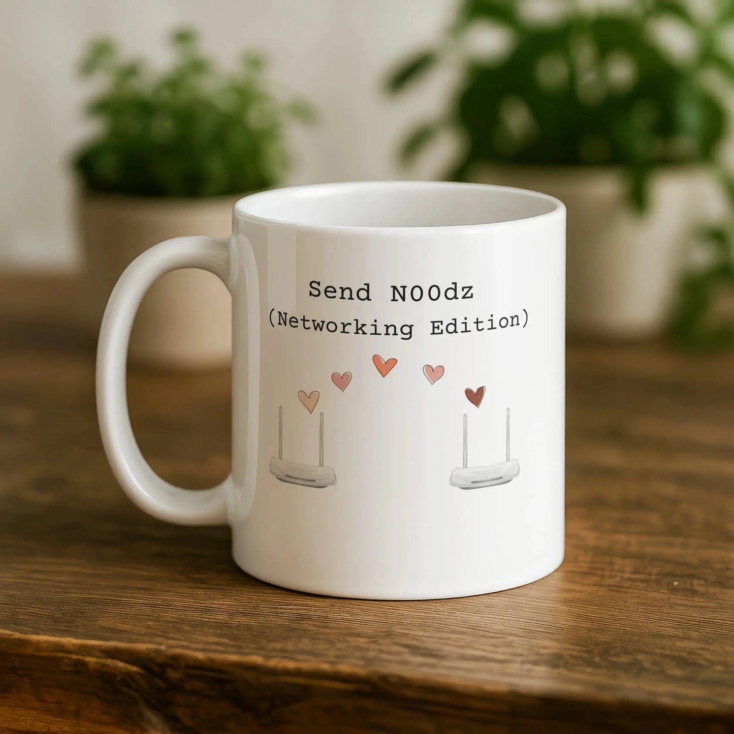 Send N00dz Networking Edition Funny Mug for Tech Lovers
