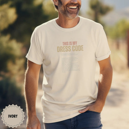 This Is My Dress Code Ivory Graphic Tee