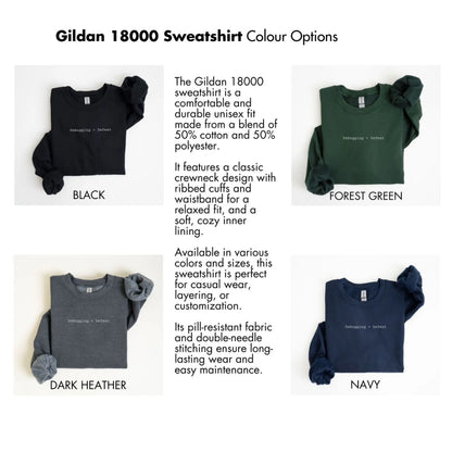 Comfortable Unisex Gildan 18000 Sweatshirt Long-lasting Wear