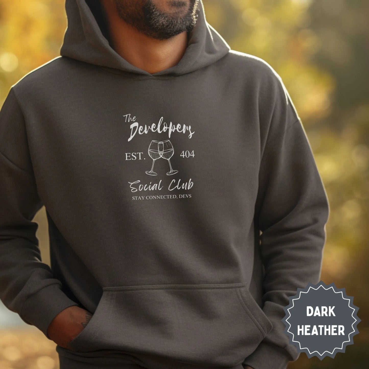 The Developers Social Club Dark Heather Hoodie