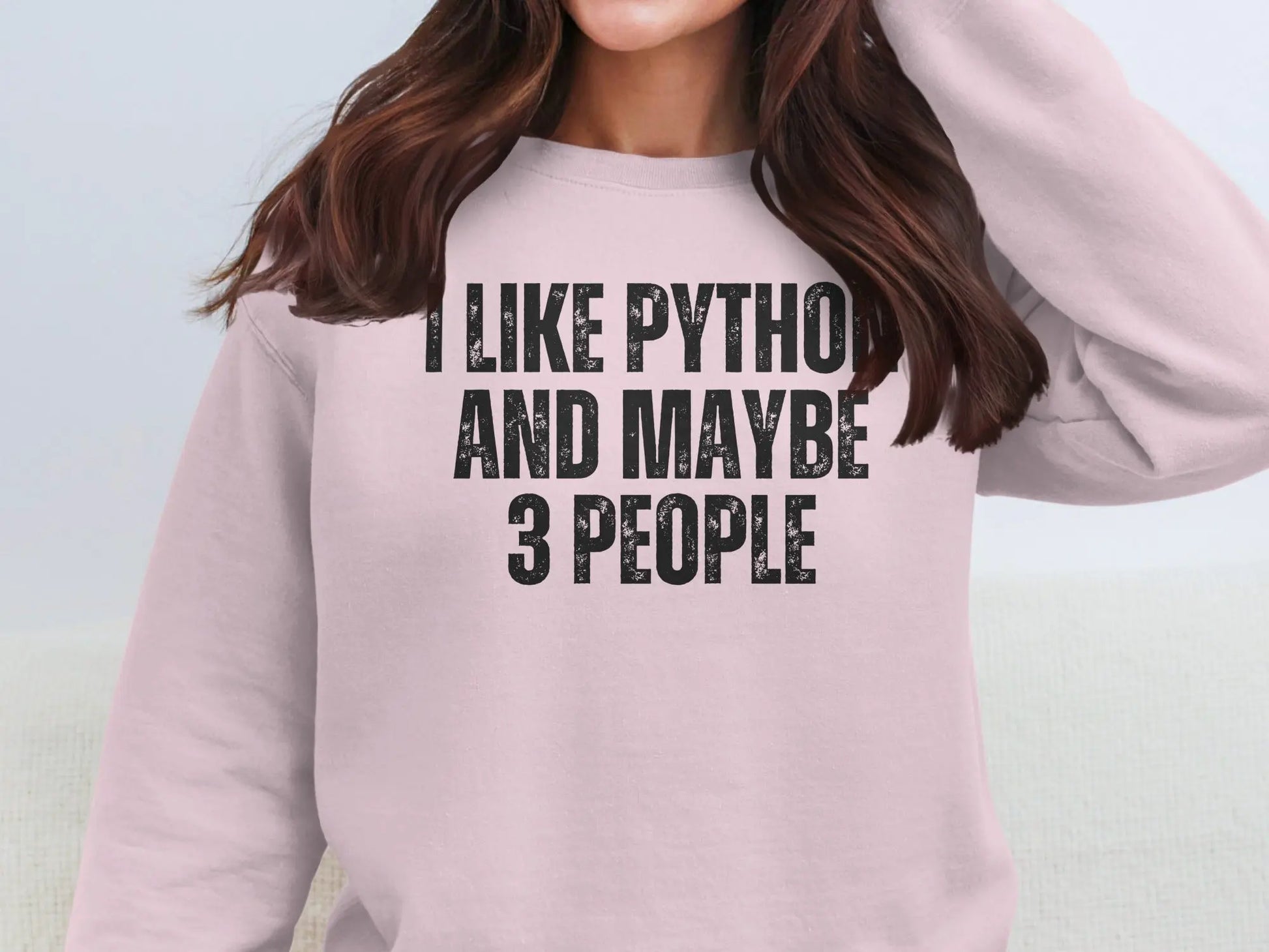 I Like Python And Maybe 3 People Sweatshirt