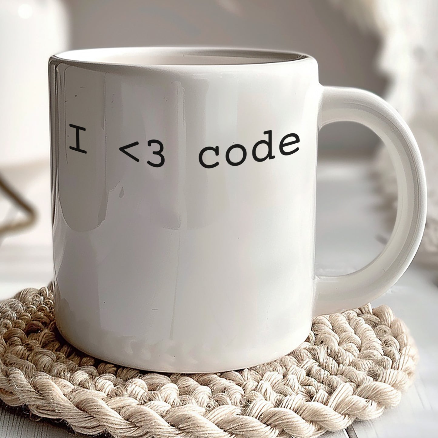 I <3 Code Mug Perfect for Programmers and Developers