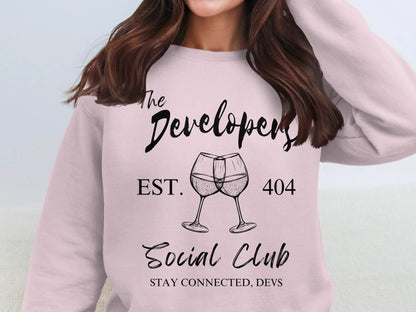 The Developers Social Club Stay Connected Devs Sweatshirt