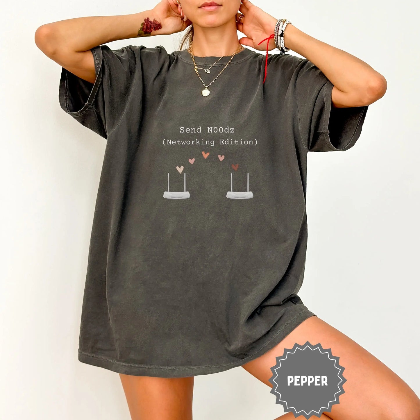 Send NO0dz Networking Edition Graphic T-Shirt