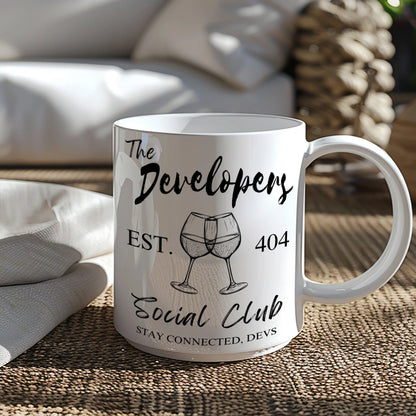 The Developers Social Club 404 EST Stay Connected Mug