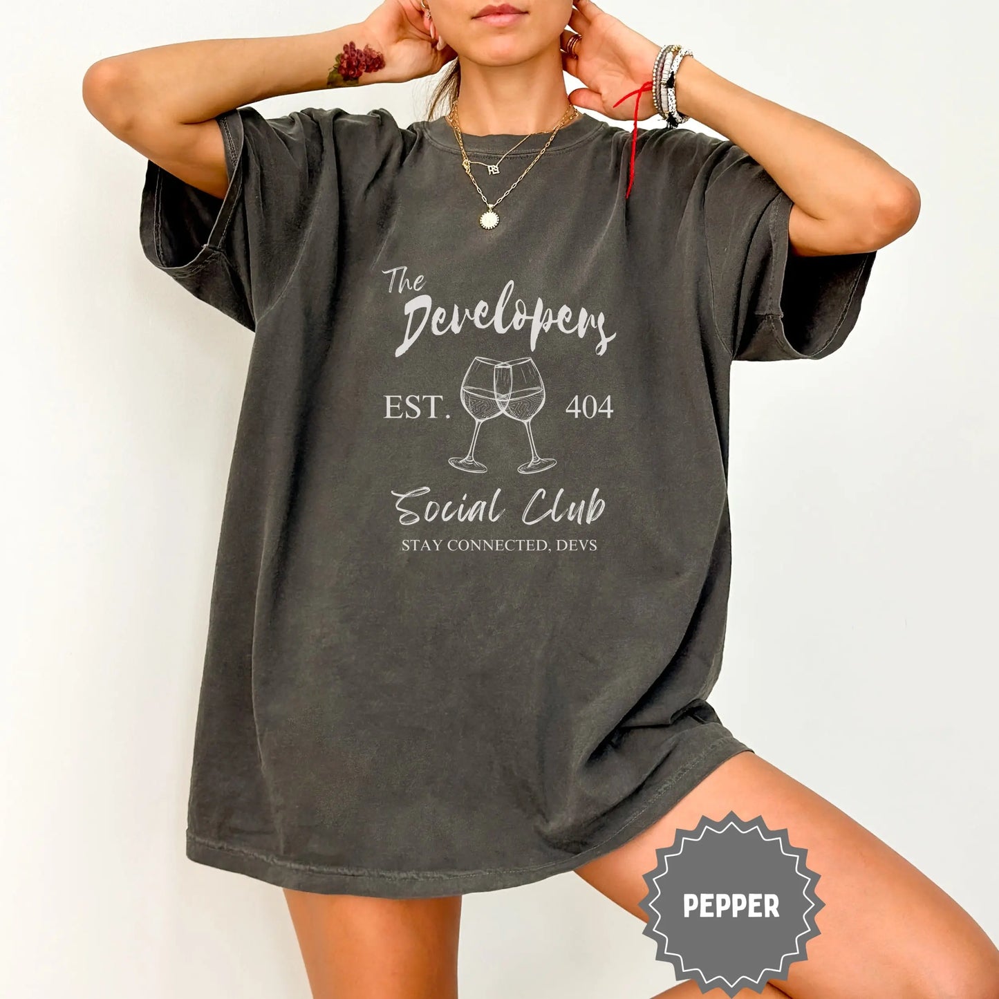 The Developers Social Club T-Shirt for Tech Enthusiasts