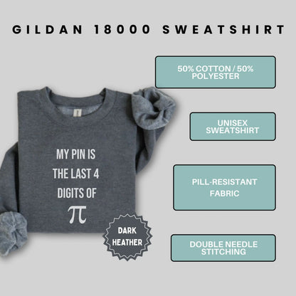 My PIN Is The Last 4 Digits Of Pi Sweatshirt