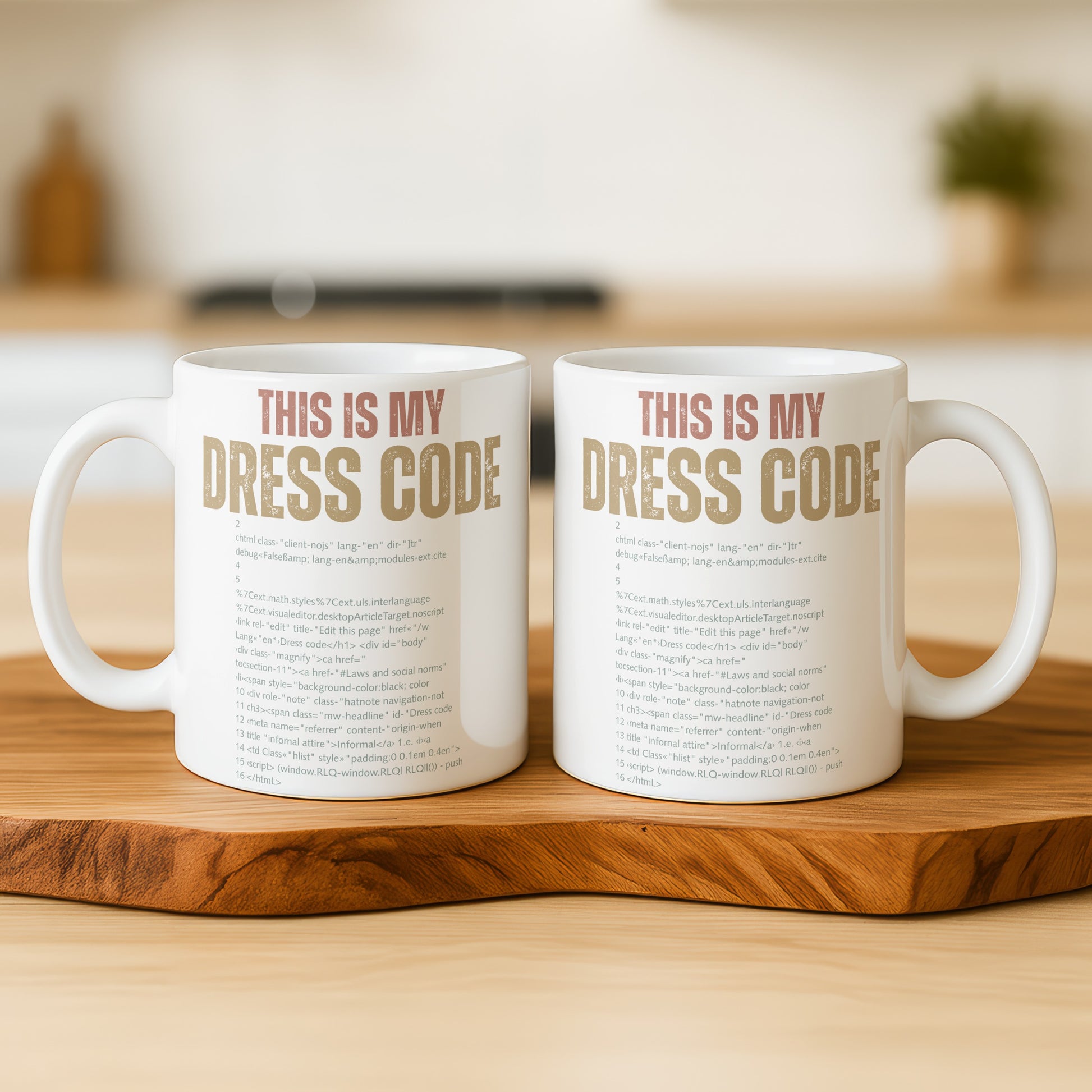 This Is My Dress Code Funny Printed Mug Coffee Cup