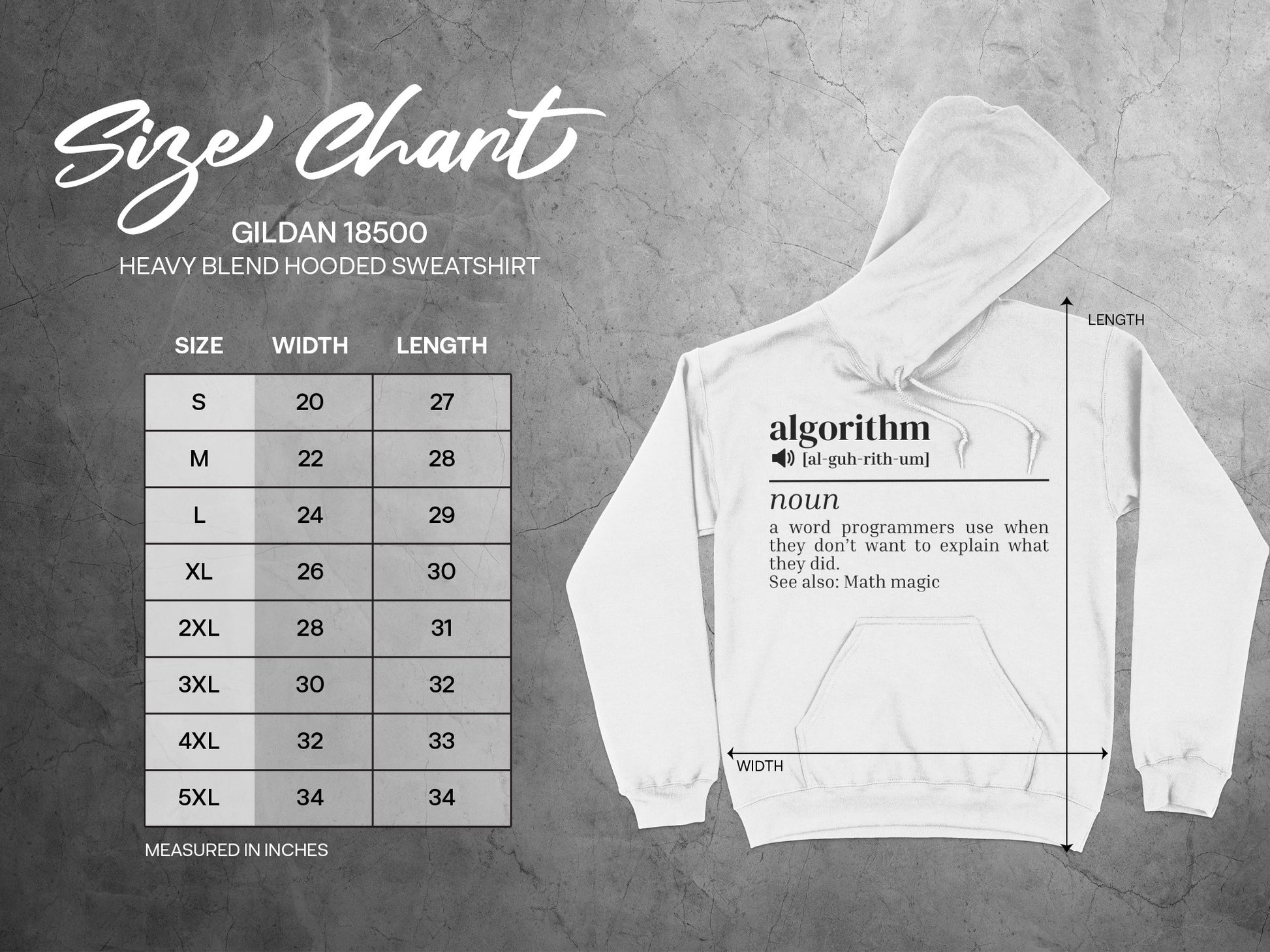 Algorithm Definition Funny Hoodie Perfect Programmer Gift
