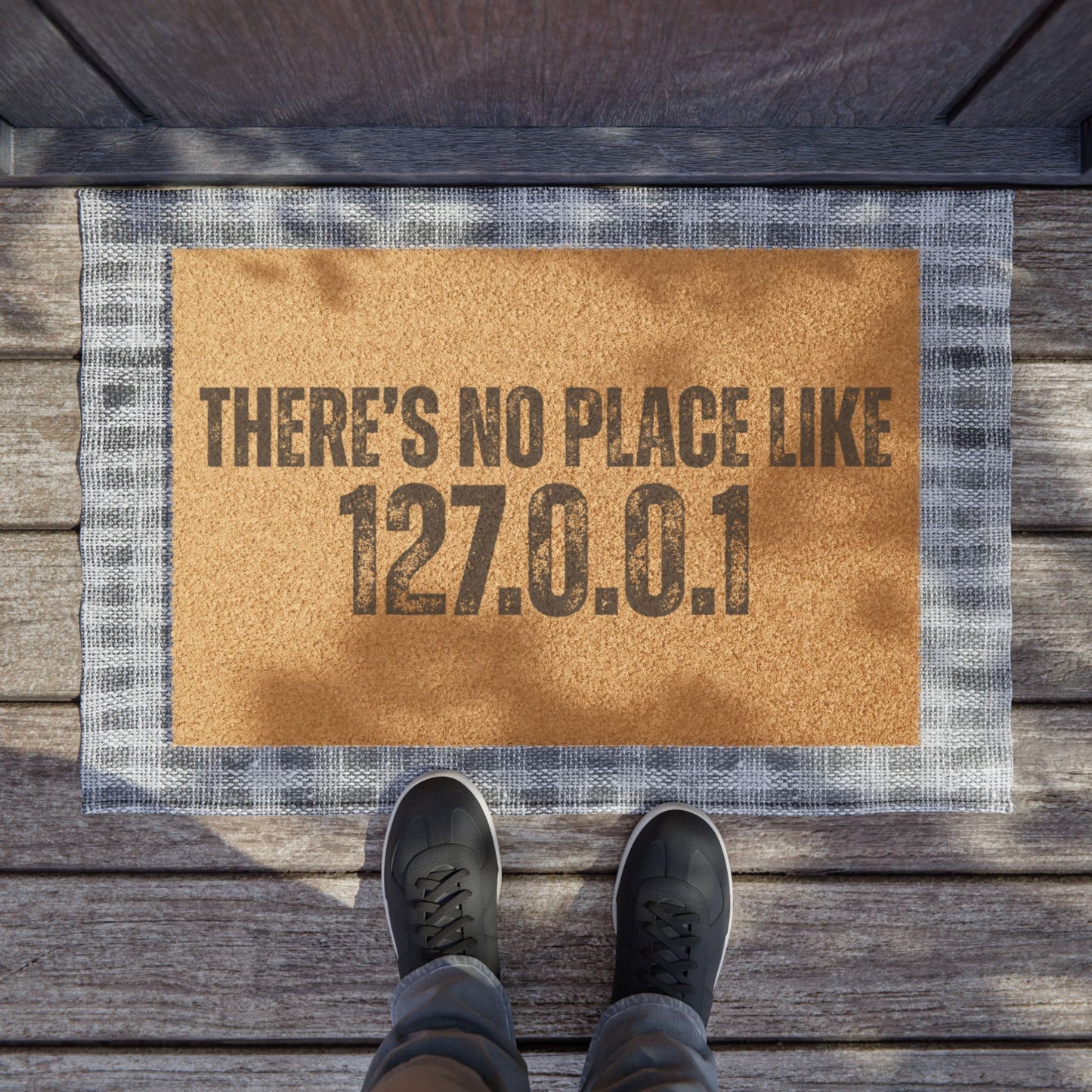 There's No Place Like 127.0.0.1 Developer Doormat product type