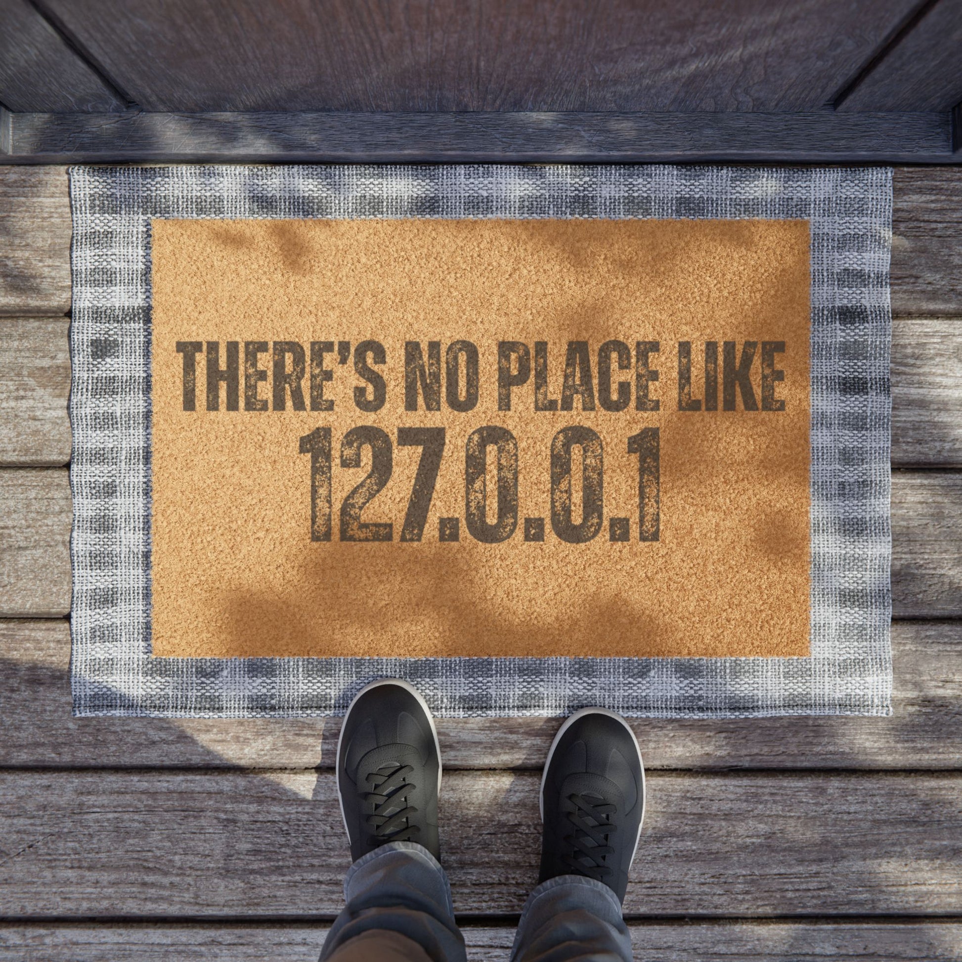 There's No Place Like 127.0.0.1 Developer Doormat product type