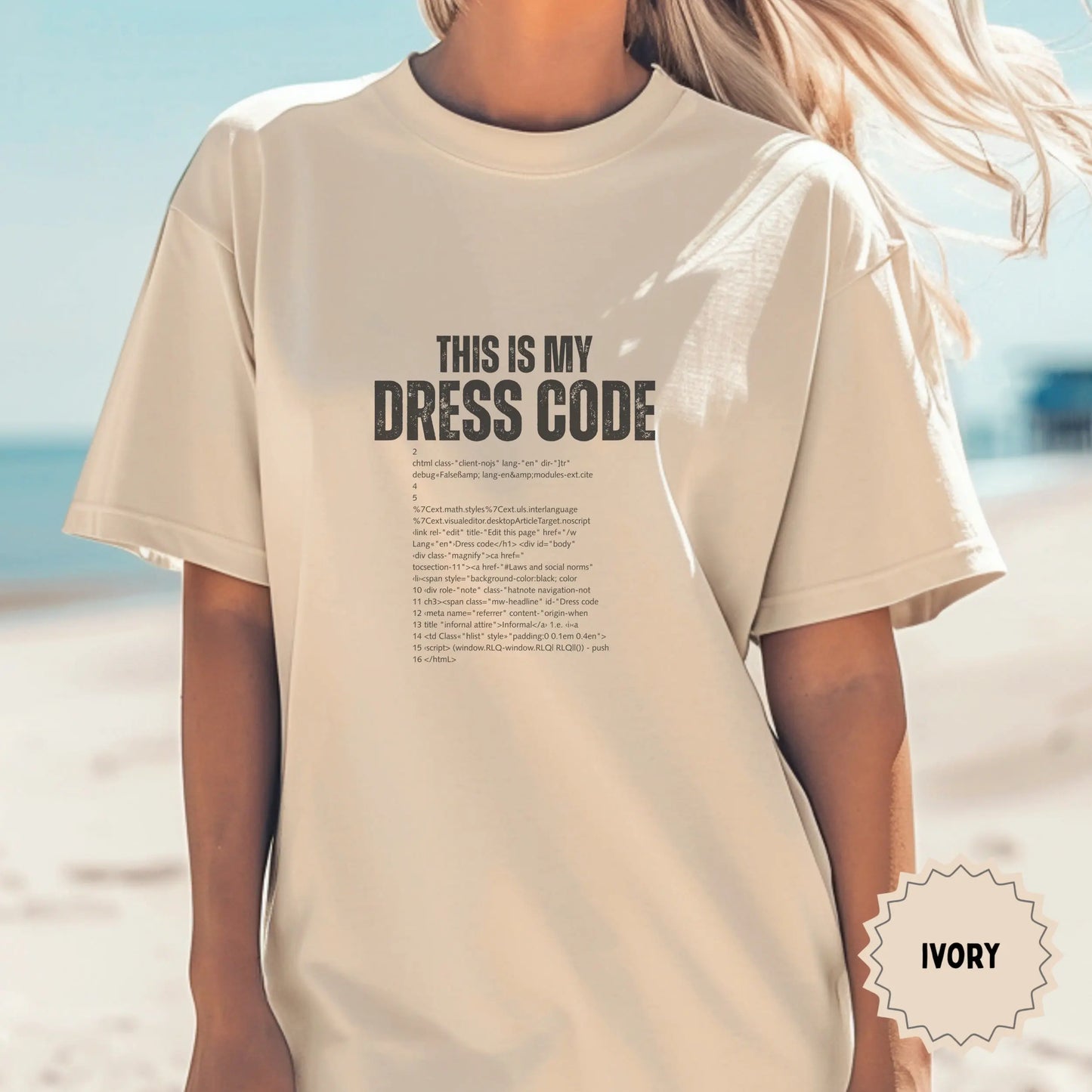 This Is My Dress Code Graphic T-Shirt Statement Tee