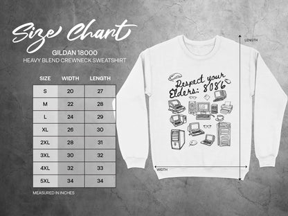 Respect Your Elders 8086 Heavy Blend Crewneck Sweatshirt