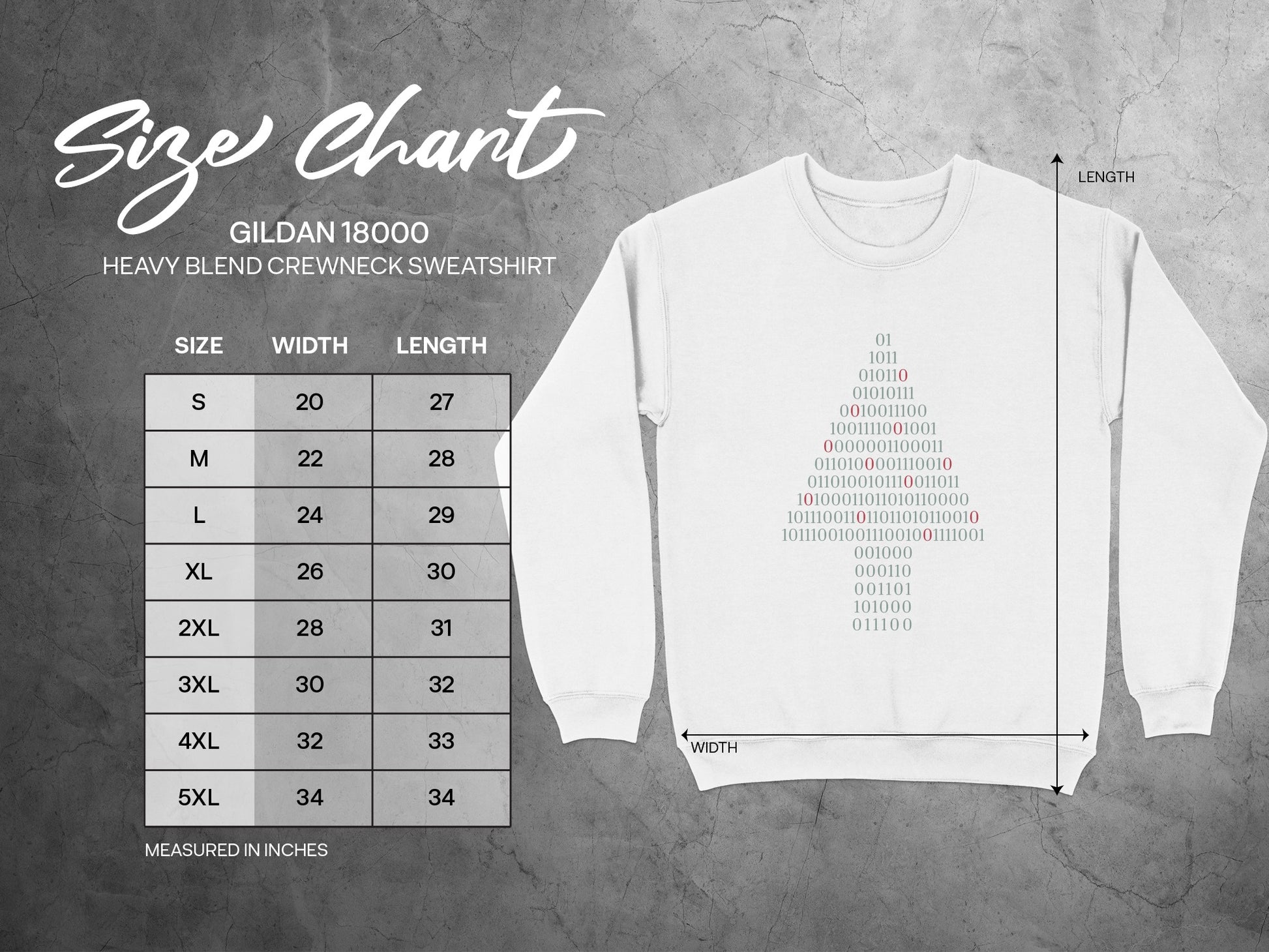 Binary Code Arrow Design Sweatshirt for Tech Enthusiasts