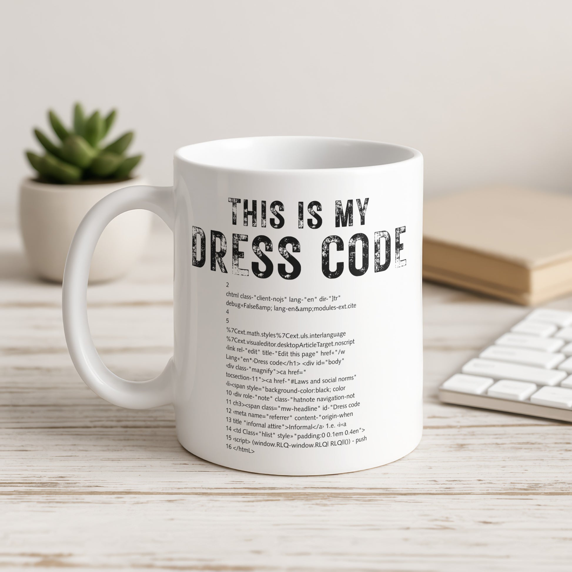 This Is My Dress Code Ceramic Mug for Programmers