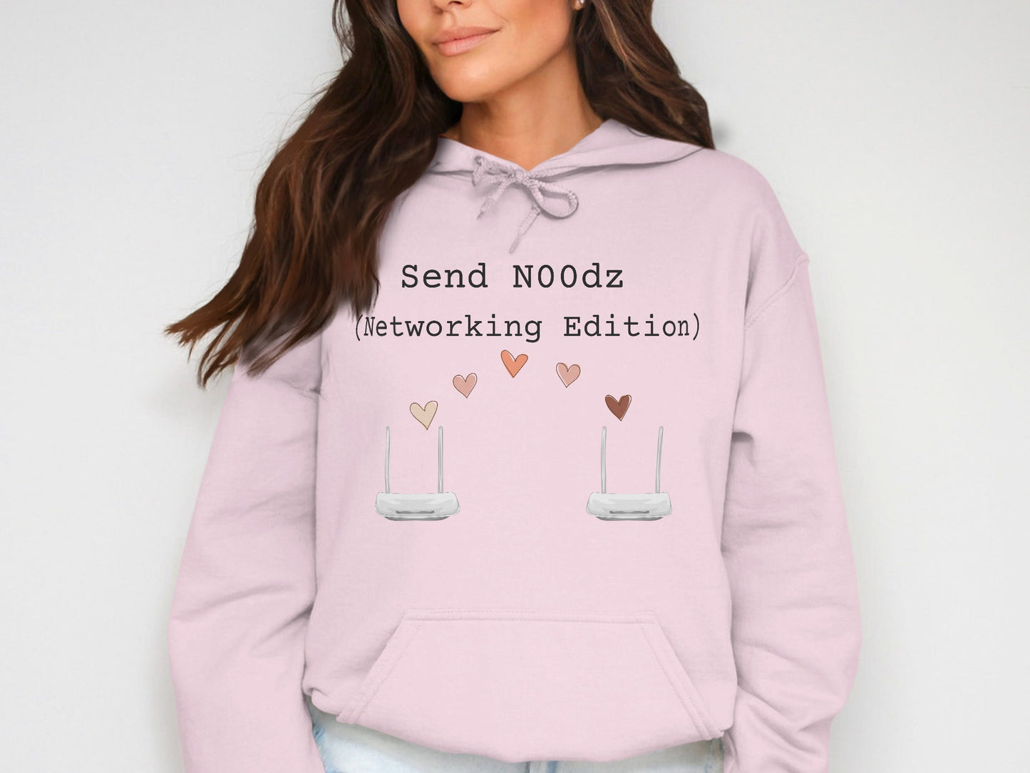 Send N00dz Networking Edition Funny Hoodie