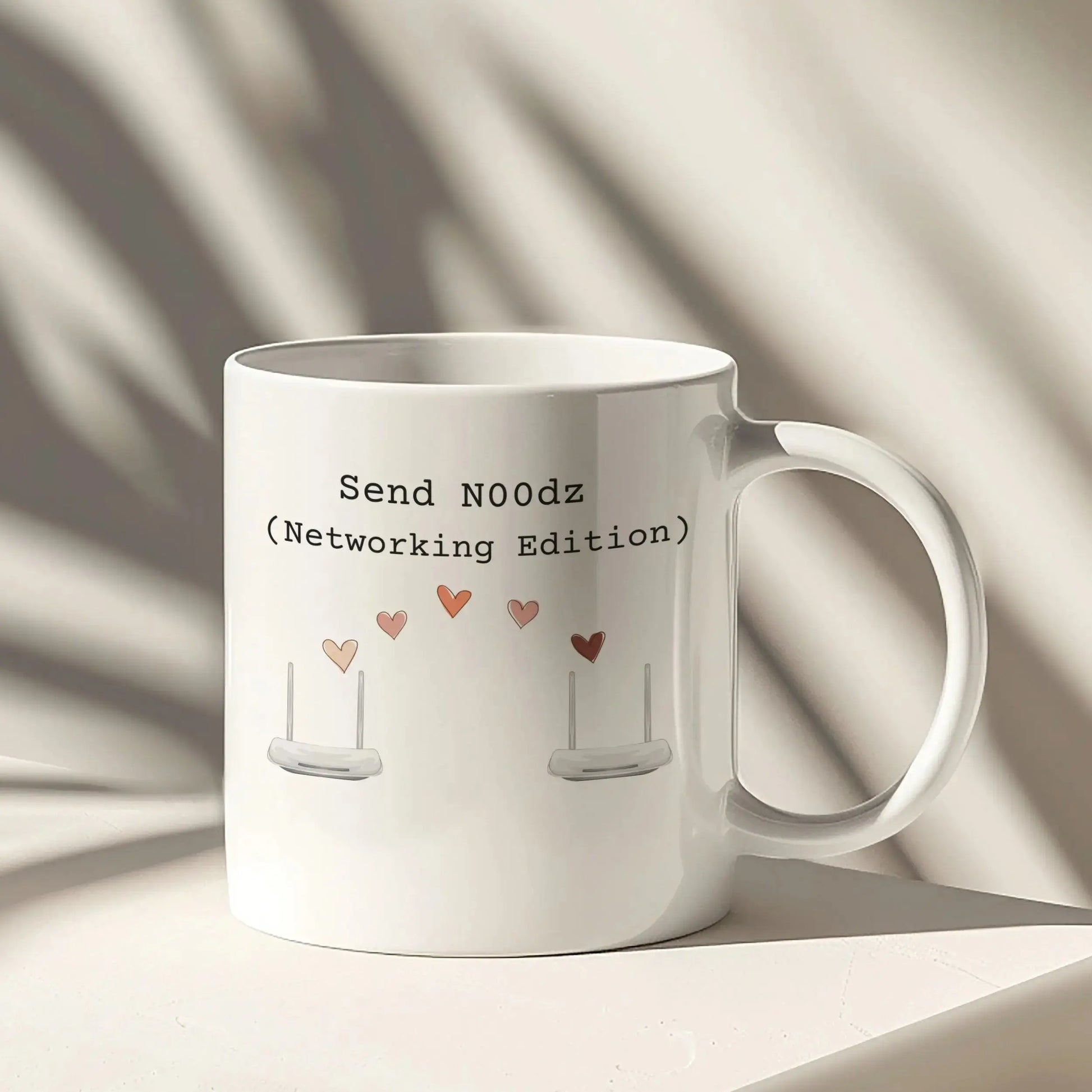Send N00dz Networking Edition Funny Coffee Mug