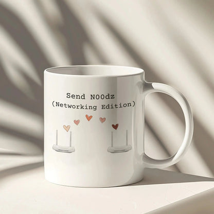 Send N00dz Networking Edition Funny Coffee Mug