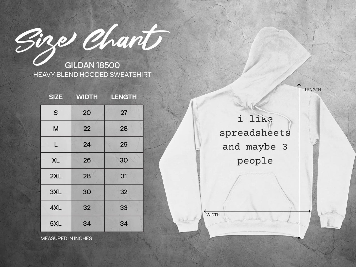 I Like Spreadsheets And Maybe 3 People Hoodie