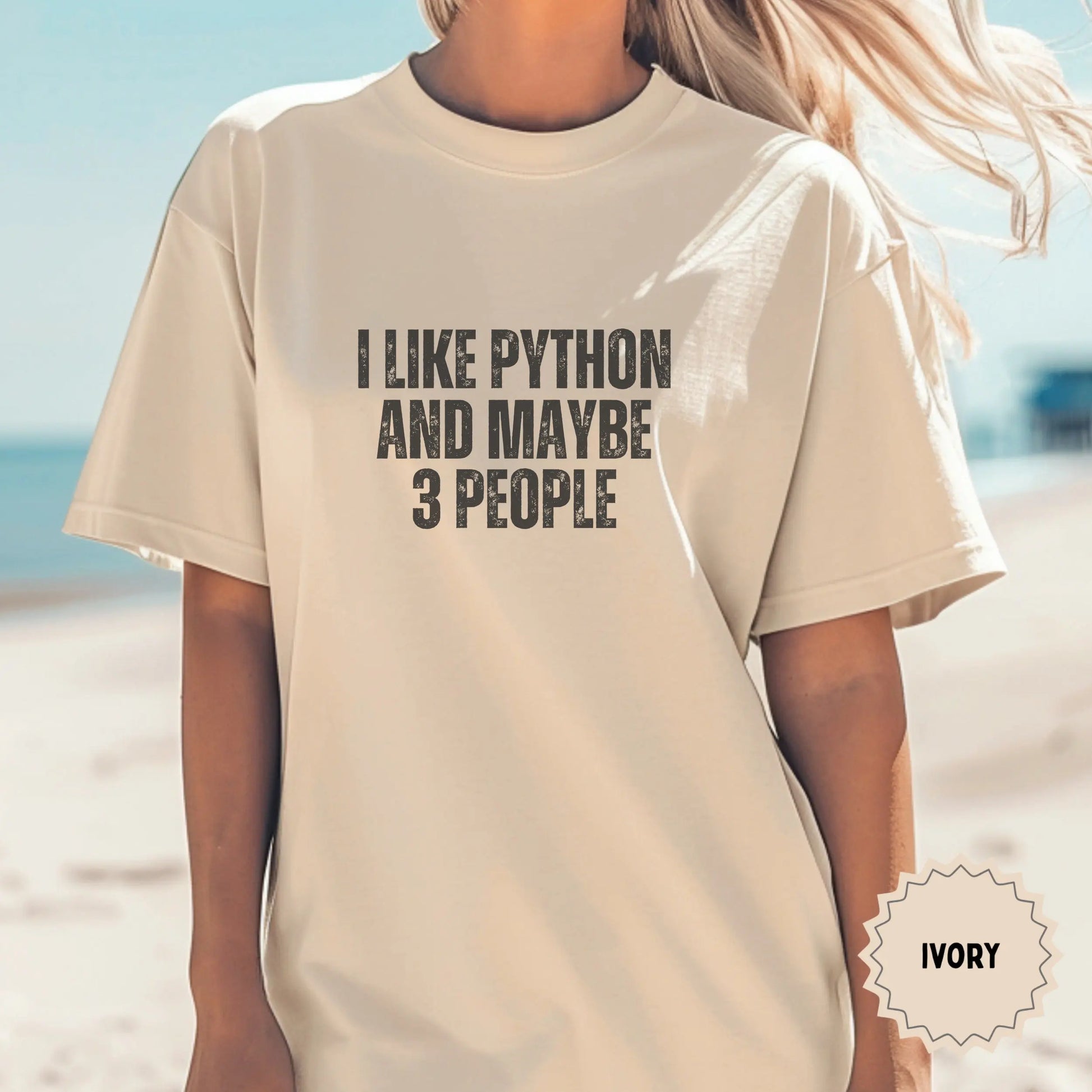 I Like Python and Maybe 3 People T-Shirt