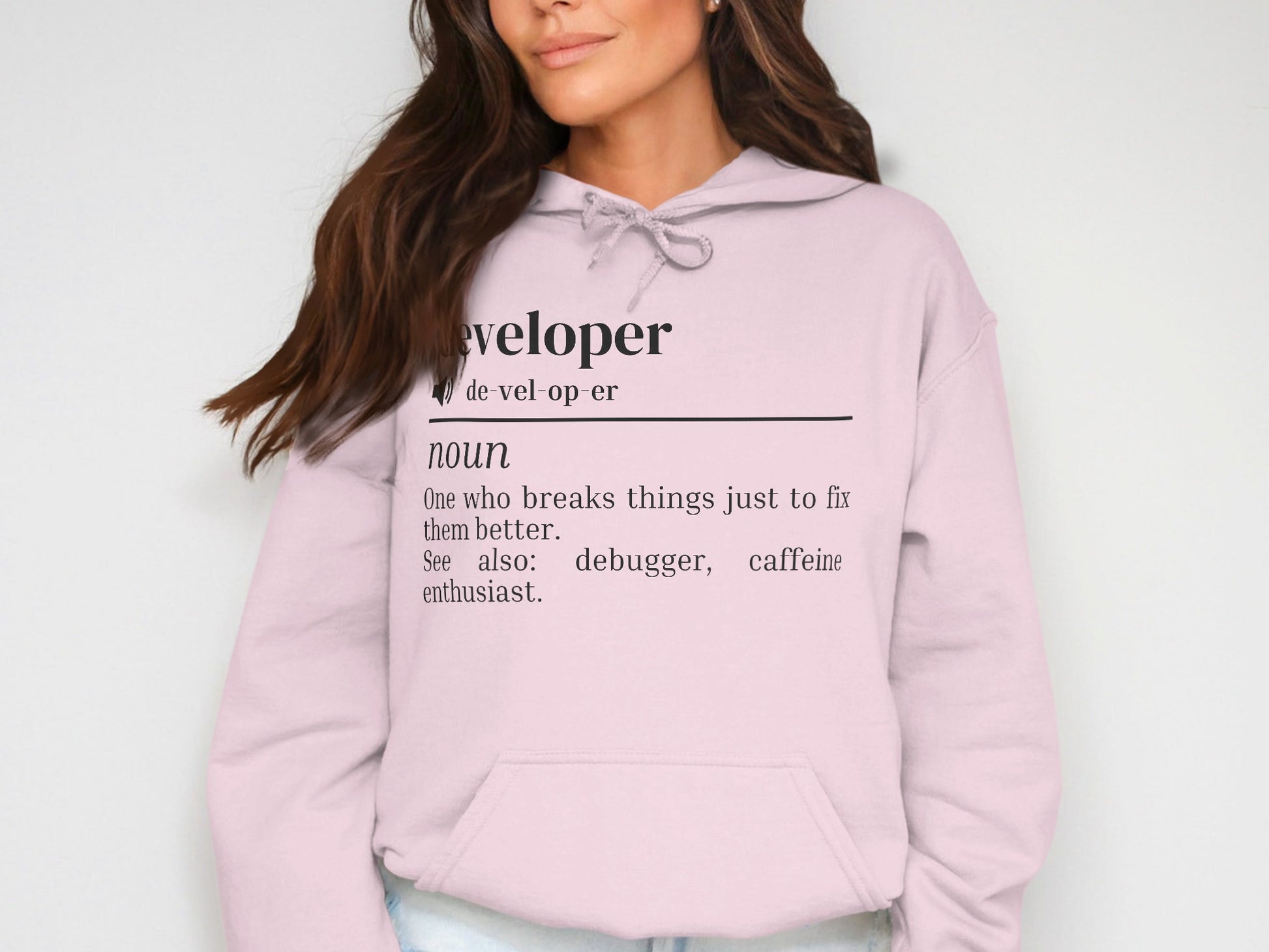 Funny Developer Definition Hoodie for Coding Enthusiasts