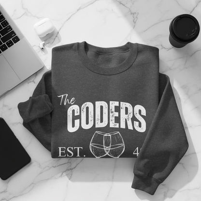 The Coders EST. 48 Printed Sweatshirt for Programmers