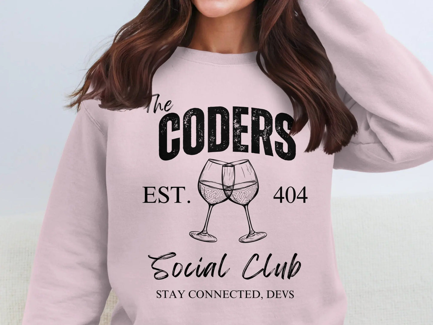 The Coders EST 404 Social Club Stay Connected Devs Shirt