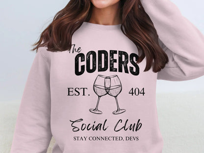 The Coders EST 404 Social Club Stay Connected Devs Shirt