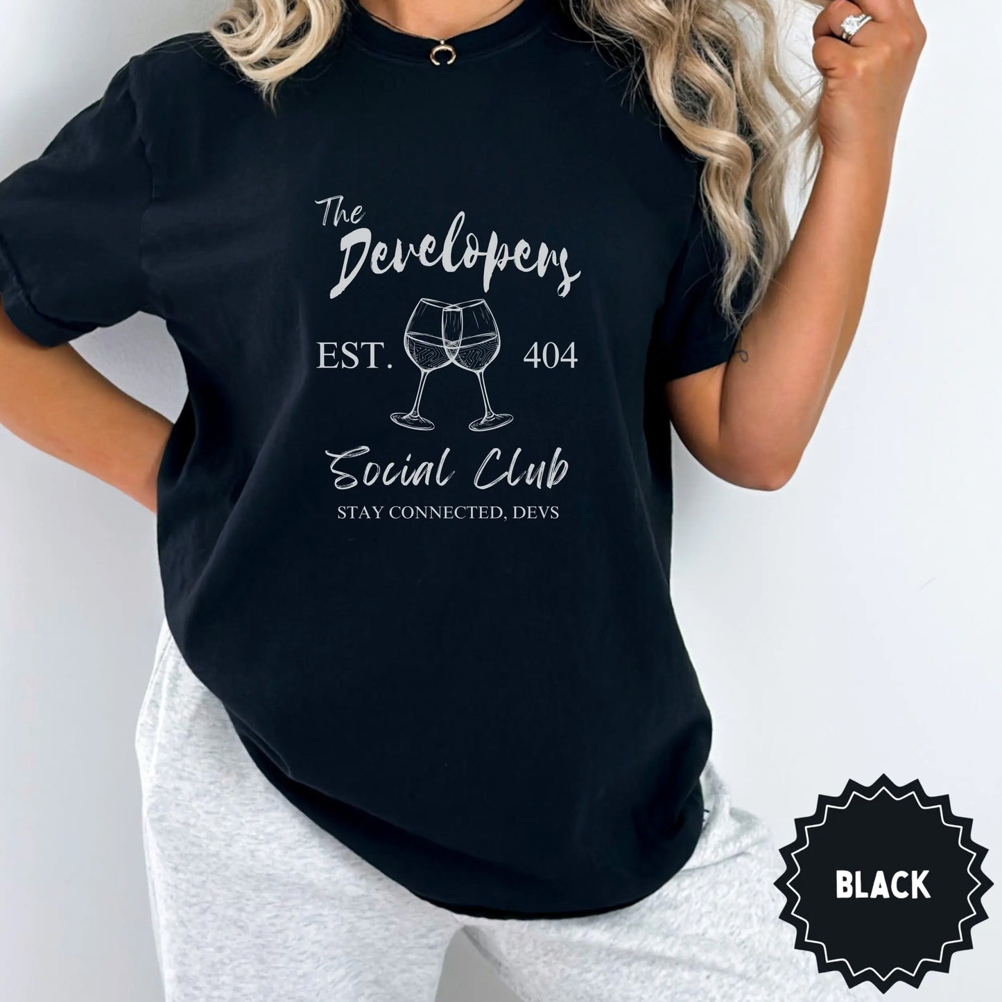 The Developers Social Club EST 404 Black T-Shirt