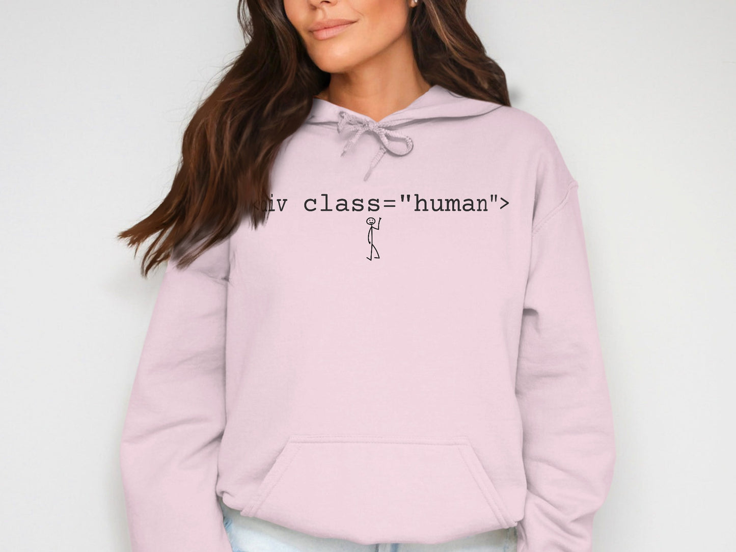 'div class='human'> Hoodie for Web Developers